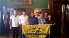 Zástupci gigantu Taishan Sports Group, divize Pardus v Prostějově.