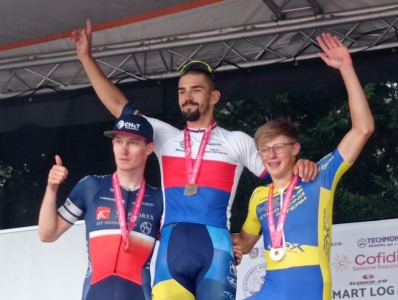 Mistrem České republiky v silničním závodě kategorie U23 je Daniel Babor