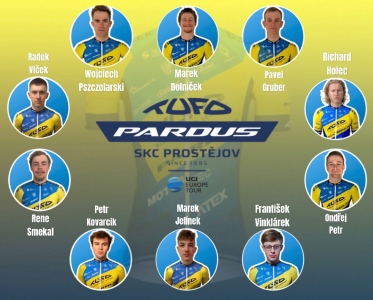 Tým mužů TUFO PARDUS Prostějov je kompletní a desátým rokem s licencí UCI Continental Team