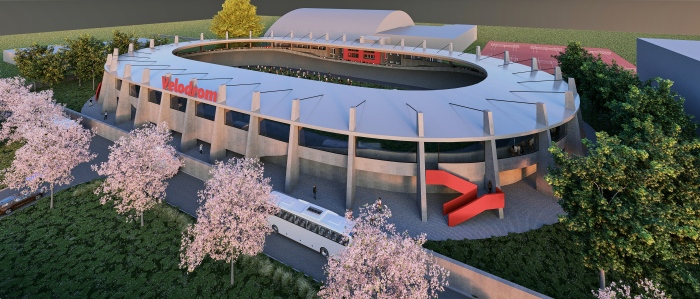 Studie - vizualizace nového velodromu v Prostějově
